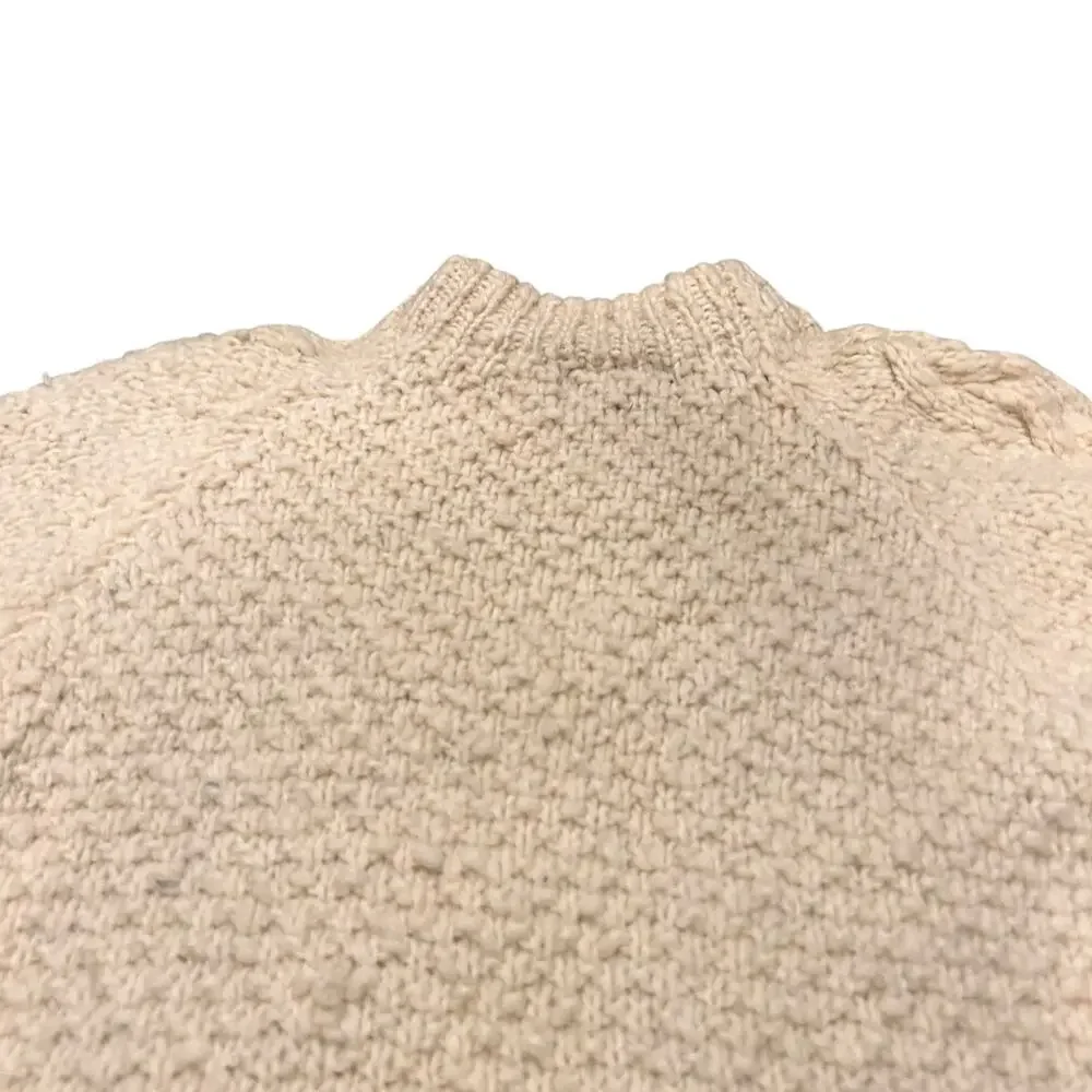 Vintage Men’s Wool Cable Knit Sweater Medium